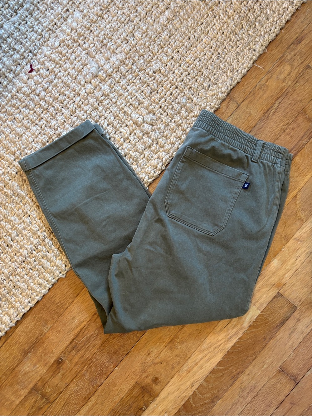 GAP Olive Green Cropped Chino Pants